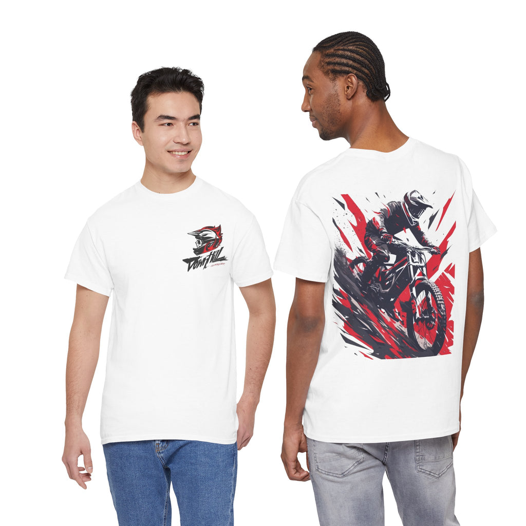 Motocross Rider T-Shirt – Dynamic Dirt Bike Graphic Tee ("Ride Fast")