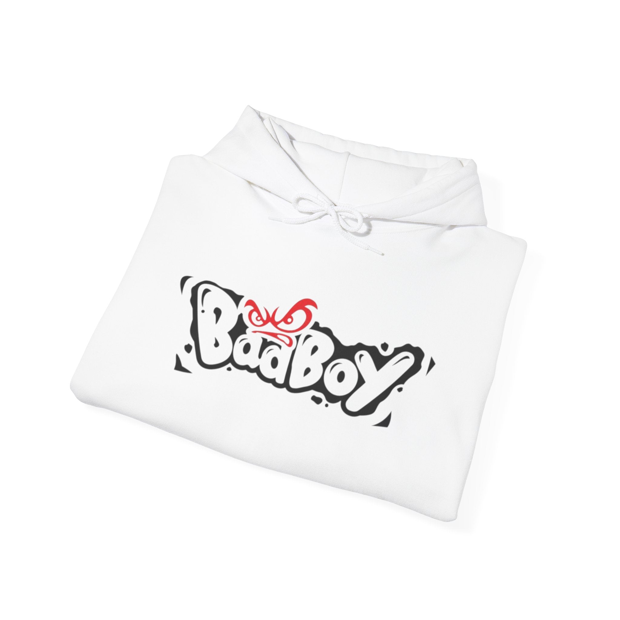 Bad Boy Graffiti Hoodie – Streetwear Logo Pullover with Sleeve Graphic