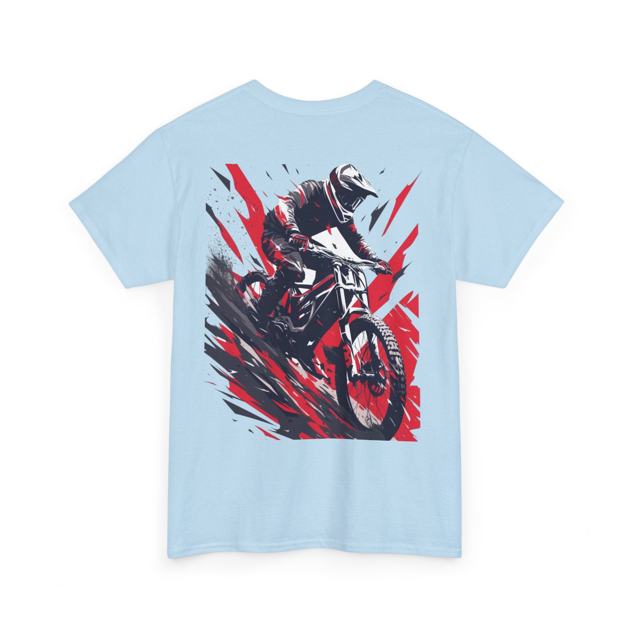 Motocross Rider T-Shirt – Dynamic Dirt Bike Graphic Tee ("Ride Fast")