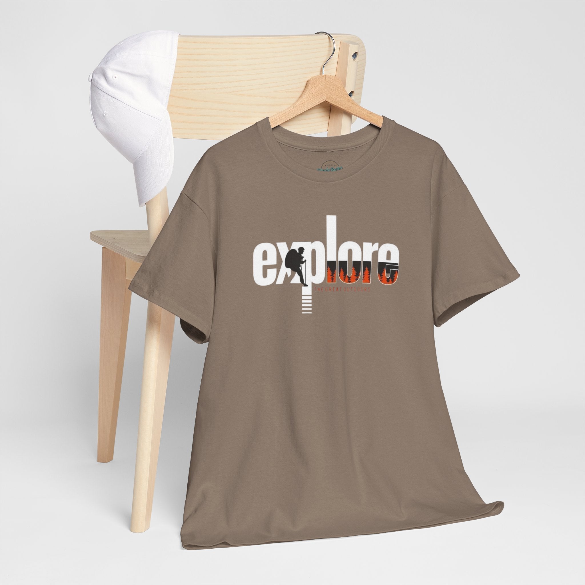 Explore Logo Tee | Adventure Graphic Shirt, Travel Typography