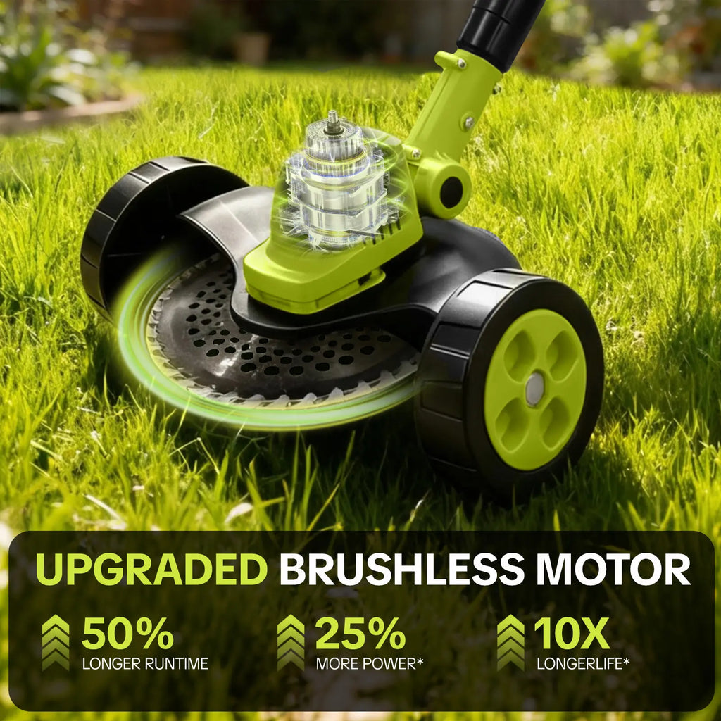 🔥Summer Sale-Cordless 3-in-1 Lawn Mower Tool,21V Cordless Lawn Mower Trimmer