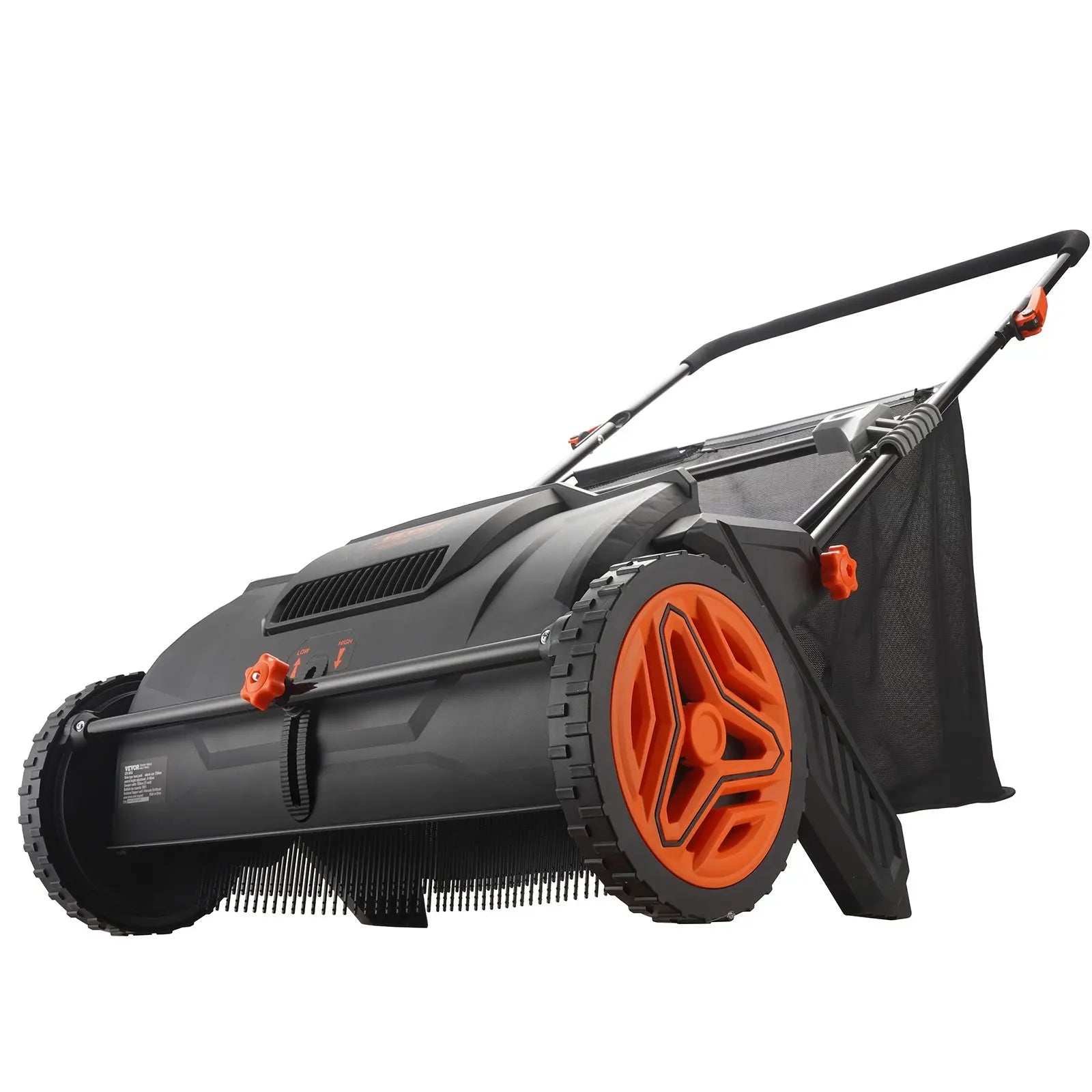 🔥 Summer Sale-Push Lawn Sweeper–Upgraded Version 26-Inch Leaf & Grass Collector with Large Hopper Bag 🌿